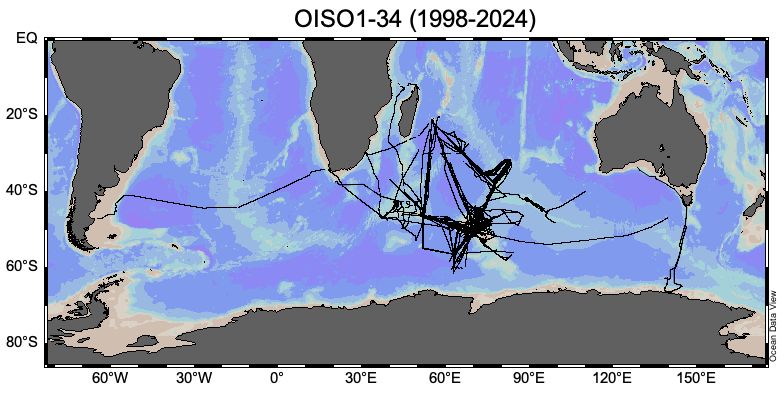 carte situant les trajets de toutes les campagnes